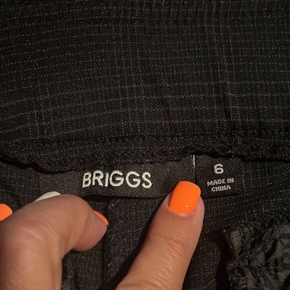 Briggs pull on stretchy casual work pants - size 6 - Picture 5 of 6